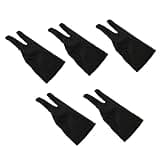 Rcniso Art, 5 Pieces Digital Drawing Style Two Fingers Black Color for Smooth Creating Slides