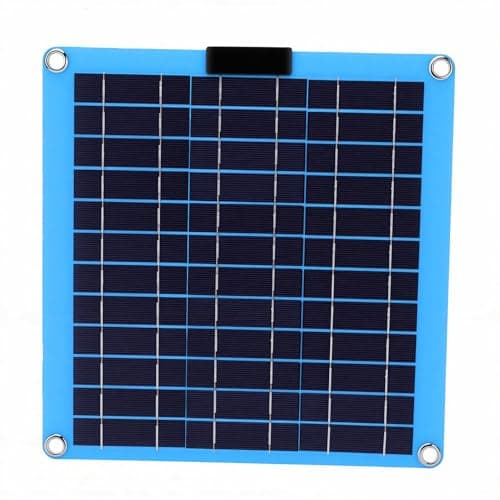 Pomya 40W Portable Solar Panel for RV Boat Trailer | Monocrystalline PV Module with Dual USB, Off Grid