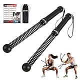 COCTN Weighted Ropeless Battle Ropes, Heavy Duty Portable Cordless Battle Ropes for Home Gym with Poster, Exercise Ropes for Strength Building, Cardio Fitness, Workout Equipment for Low-Impact Workout