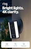 Ring Spotlight Cam Pro, Wired (newest model), Black with Hardwired Kit for Cameras