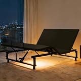 SRJunidexor Adjustable Queen Bed Frame with Wireless Remote, Electric Adjustable Bed Base with Head and Foot Incline,4 USB Charging Ports and Under Bed Nightlight, Quiet Motor ,for bedrooms