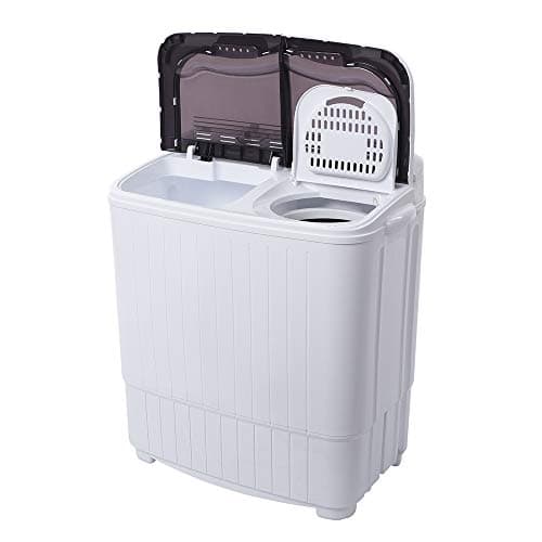 US-Spec XPB35-ZK35 Washing Machine — 14.3 lbs Capacity, 110V (360W), Twin-Tub, Plastic Construction, Gray Lid, Semi-Automatic