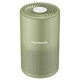 FULMINARE Air Purifiers for Home Bedroom H13 HEPA Air Purifier, 3 Speeds, Timer, 24dB, Small Mini Air Purifier with Night Light, Sage Green