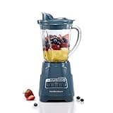 Hamilton Beach Power Elite Wave Action Blender For Smoothies, 40 Oz Glass Jar, 12 Functions Including Puree, Crush Ice, 700 Watts - Kitchen Makeover Blue (58155)