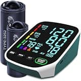 Accurate Upper Arm Blood Pressure Monitor, Dual Cuffs, 3 Users X199 Memory