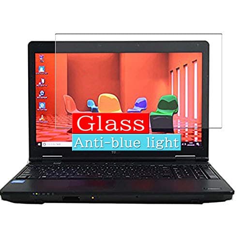 Synvy Anti Blue Light Tempered Glass Screen Protector , Compatible with TOSHIBA dynabook Satellite B452 / F PB452FNAP25A51 / B452 / G PB452GNBPR5A71 15.6" 9H Screen Film Protectors (Active Area Cover Only)