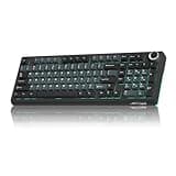 SOLAKAKA KI99 Pro Wireless Mechanical Keyboard with Quiet Switch, Hot Swappable Pre-Lubed Switches with RGB Backlit, Gasket Structure Computer Gaming Keyboard (BlackBlue, Silent Switch)