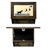 Bellewood Designs Pointer Dog Pheasant Hunting Gun Concealment Furniture (Coat Rack)