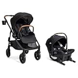 Joie Baby, Poppy Whirl Stroller and Mint Latch Car Seat Travel System (Shale) - 360 Whirl™ Travel System