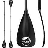 YVLEEN SUP Paddle Board Paddle,Stand up Paddleboard Paddles Adjustable Aluminum 4-Piece Floating Kayak Paddle,Convertible Paddle