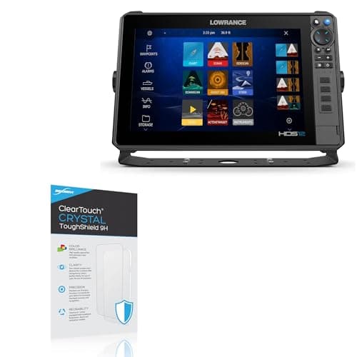 BoxWave Screen Protector Compatible with Lowrance HDS PRO 12 - ClearTouch Crystal ToughShield 9H (2-Pack), Clear 9H Tough Flexible Film Screen Protector