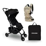 Colugo Compact Stroller+ & Baby Carrier Newborn to Toddler – Lightweight Foldable Travel Stroller with Rain Cover & Adjustable Baby Carrier for Newborns to Toddlers