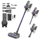 Cordless Vacuum Cleaner,75Min Runtime,600W 65KPA Dual Motor Pet Hair Vacuum for Home with AI Auto Suction,Stick Vacuums with Self-Standing Design,for Carpet,Hardwood Floors,Valentine's Day Gift Ideas