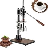 UWYTGF Manual Espresso Press Machine, Portable Hand-Press Coffee Maker, 16 Bar 304 Stainless Steel Commercial Lever-Operated Coffee Brewer Extractor for Home Use Cafe Office