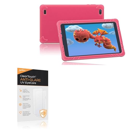 BoxWave Screen Protector Compatible With SGIN Toddler Tablet C8 (8 in) - ClearTouch Anti-Glare Anti-UV EyeCare (2-Pack), Filters out Harmful Blue Light Reduce Fatigue