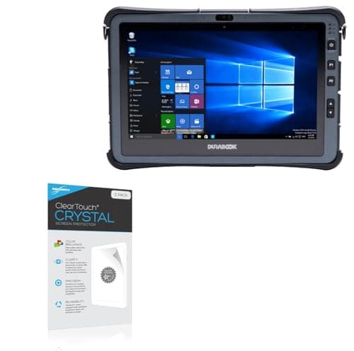 BoxWave Screen Protector Compatible With Durabook Americas R11L - ClearTouch Crystal (2-Pack), HD Film Skin - Shields From Scratches