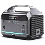 DARAN Portable Power Station 600W (1200W Peak), 288Wh Solar Generator LiFePO4 Battery with AC DC Outlets, 2hrs Fast Charging, 7-Port Design for Emergency, Hurricane (Solar Optional)