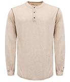 VATRENUS FR Shirt for Men 4oz Lightweight Henley Base Layer CAT1 100%Cotton