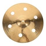 SAFIGLE 14-inch Alloy Trash Crash Cymbal with Holes, Bright Sound, Quick Rhythm Changes, for Playing Environments and Rock Music, Drum Kit Replacement Cymbal for Beginners and Students