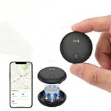 Car GPS Tracker – Built-in Strong Magnet, Magnetic mini Vehicle Tracker, no Monthly fees/no SIM Card Required (Compatible with iOS and Android)