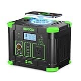 EBL Portable Power Station 300W 288.6Wh Solar Generator with 330W AC Outlet, SOS LED Light, Wireless/DC/USB-C Charging Backup Battery for Camping, Outdoor, Home Blackout, RV Travel