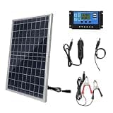Aumotop Water 10W Polysilicon Solar Panel Set for Camping Traveling Grassland Boat (100A)