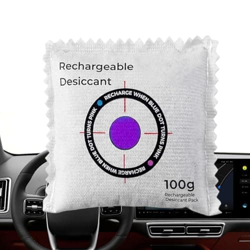 RV Moisture Absorber | Color Indicating Humidity Absorber | Reusable Leakproof Desiccant Packs for Storage,for Car Truck RV Home Wardrobe Bedroom Storage Bin