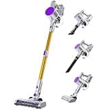 NEWBULIG Cordless Vacuum Cleaner, Removable Stick Vacuum with LED Touch Screen, Self-Standing, 35Mins Runtime, Lightweight Handheld for Pet Hair, Hard Floor, Carpet