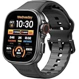 TOZO Watchs 1 Smart Watch for Men Women Compatible with iPhone Samsung Android Phone 1.95" AMOLED Display, GPS Activity Fitness Tracker with Heart Rate/Sleep Monitor, Bluetooth Call, 100+ Sports Mode