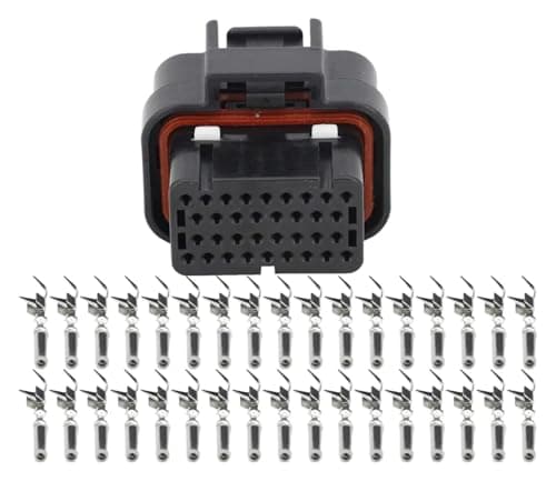 AICNRUT 34 Pin Car Computer Connector Oil to Gas with Terminal 4-1437290-0(1 Set) (10 Sets)