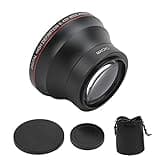 52mm 0.43X Wide Angle Lens with Macro Lens, Optical Glass, Aluminum Alloy - Anti Reflection Coating, High Light Transmittance for Landscape Photography