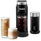 Keurig K-Café Barista Bar Single Serve Coffee Maker and Frother, with 3 Brew Sizes, Hot and Cold Coffee Capabilities, 2oz Coffee Shot Button, Black