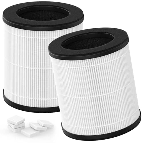 GoKBNY 2-Pack D10N HEPA Replacement Filter Compatible with VEWIOR D10N Air Purifier, with Aromatherapy Tablets