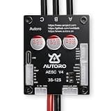 Autoro AESC V4 BLDC Motor Controller 12S 8S 50 Amp Mini ESC Based on VESC 4 6 FOC Electronic Speed Controller with Aluminum Heat Sink for DIY Electric Skateboard/Scooter/E-Bike/Longboard/Robotics