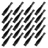 WOONEKY 100pcs Dual Head Electric Razor Cleaning Brush Small Nylon Crevice Brush Lightweight Plastic Tool for Razor Maintenance and Daily Grooming