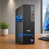 WOWPC Customized Desktop, Made with DELL QCS1250, Intel Ultra 5-235 (14 Cores, Up to 5.0GHz), 8GB/ 16GB/ 32GB/ 64GB DDR5 RAM, 512GB/ 1TB/ 2TB/ 4TB SSD, DP+HDMI Dual 4K Support, Wi-Fi 6E, Win 11 Pro