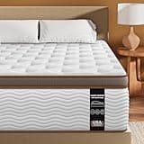 BedStory Queen Size Mattress - 14 Inch Hybrid Mattresses with Orthopedic Spinal Support & Motion Isolation - Individually Pocketed Springs, CertiPUR-US Certified Memory Foam