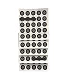 1000 Dots High Reflective 3D Scanner Dots, Reference Point Markers/Reflection Markers for 3D Scaning and Optical Tracking for Complex Details(Inner 3 Outer 7mm)