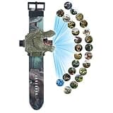 RAYCHY 3D Dinosaur Princess Lion Children's Watch Projection Cartoon Pattern Digital Kids Watch Boys Girls LED Display Clock Gift