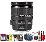 Canon EF 28-135mm f/3.5-5.6 is USM Zoom Lens EOS DSLR Cameras, Image Stabilization Standard Telephoto Lens (2562A002) + Photo Software + More (5pc Bundle)