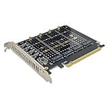 Elnwnnkc Multiple Slot Storage Expansion Board PCIe X16 for Extra Capacity and Smooth Operating PCIe Drive Expand