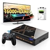 Kinhank Super Console X5 PRO with 16000+ Games,Retro Game Console Compatible with Most Emulators,Android 12.0 OS,8K UHD Output, AV1,WiFi 6,BT 5.0,RK3588S Chipset, 8G DDR4+64G eMMC,Wireless Controller
