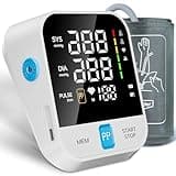 Blood Pressure Monitor for Home Use with Upper Arm Wide Range Cuff (8.7"-15.7" Adjustable) & LED Display, Automatic Digital BP Machine Storage Bag, 240 Memories for 2 Users