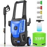 Commowner 5000PSI Electric Pressure Washer, 2026 4.0 GPM High Power Washer Machine, with 4 Nozzle and Soap Bottle for Cars/Fences/Driveways/Home/Patios (Blue)
