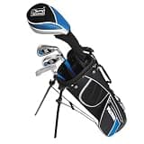 PGA Tour GS1 Series Junior 7-Piece Golf Club Set, L, Blue, Right Handed, Ages 8-12 Years, Height Range 56-62", Golf Games for Home, Kids Outdoor Play Equipment