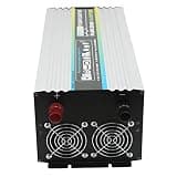Omquot 4000W Pure Sine Wave Power Inverter with Efficiency for Outdoor Activities, Yacht, RV, 220V Output, Aluminum Alloy (DC60V)