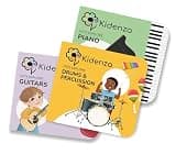 Kidenza Let's Explore Music Bundle: Guitars, Piano & Drums