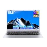 TEKTAIPC 15.6 Inch Laptop Computer, 12GB RAM 256GB SSD Lap Top, Pentium 6500Y Processor (Up to 3.4GHz), FHD Display, Fast Charging, Long Battery Life, Laptop for Business Home Student