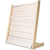 Morimoe Sling Bookshelf Kids Book Rack Storage, Natural Beige (Beige, W:75cm)
