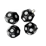Handheld 3D Scanner High Reflective Marking Points Magnetic Ball Points Inner 6mm for Complex Details(100 Balls)